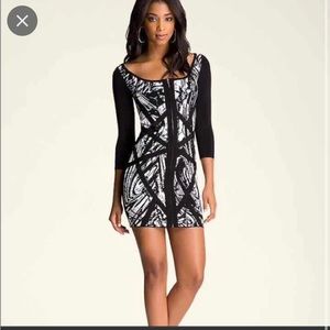 BEBE BANDAGE DRESS